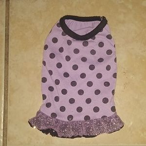 Bret Michaels Pets Rock Purple Polka Dot Shirt